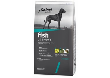 Golosi Fish con pesce e riso per il cane adulto di qualsiasi taglia da 12 kg